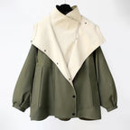 Adelaide - Women's Color Block Hooded Utility Jacket