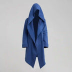 Adrian - Men's Hooded Open-Front Longline Cardigan