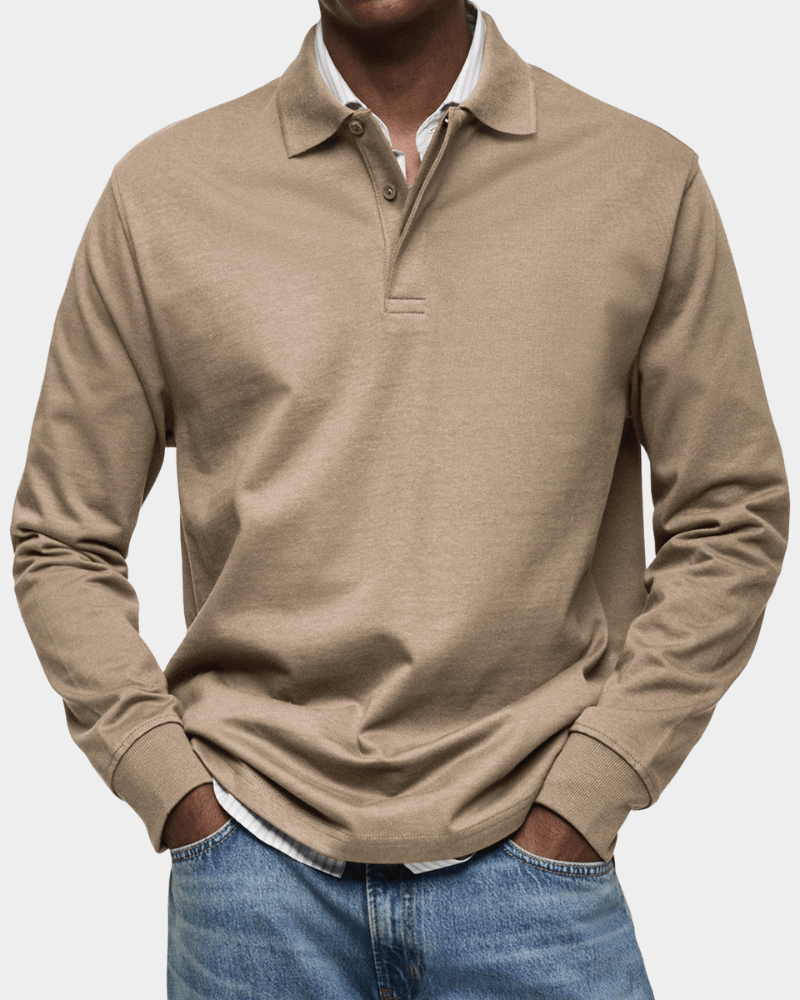 Alvin - Men's Textured Cotton Polo