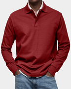 Alvin - Men's Textured Cotton Polo