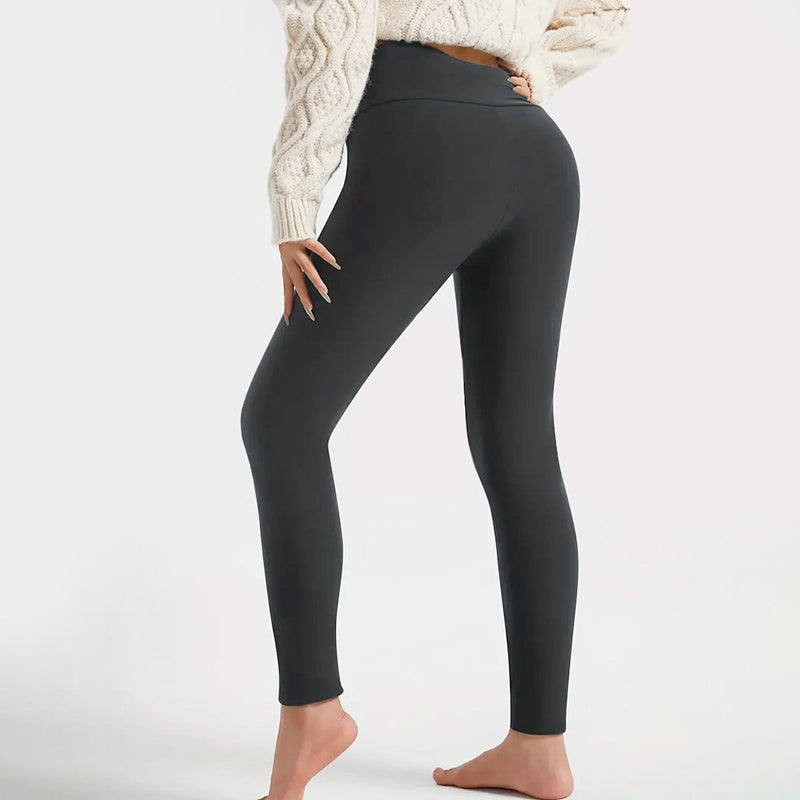 Anastasia - Women's Thick Fleece-Lined Thermal Leggings