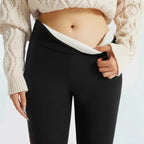 Anastasia - Women's Thick Fleece-Lined Thermal Leggings
