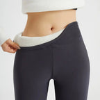 Anastasia - Women's Thick Fleece-Lined Thermal Leggings