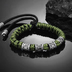 Asher - Braided Warrior Rune Bracelet