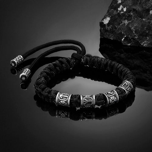Asher - Braided Warrior Rune Bracelet