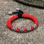 Asher - Braided Warrior Rune Bracelet