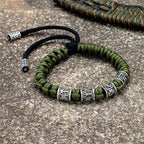 Asher - Braided Warrior Rune Bracelet