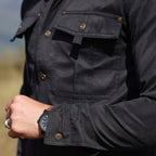 Austin - Men's Plaid-Lined Canvas Utility Shirt Jacket