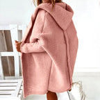 Bianca - Women's Hooded Knit Long Cardigan