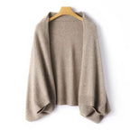 Brooke - Women's Open-Front Cocoon Shawl Cardigan