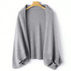 Brooke - Women's Open-Front Cocoon Shawl Cardigan