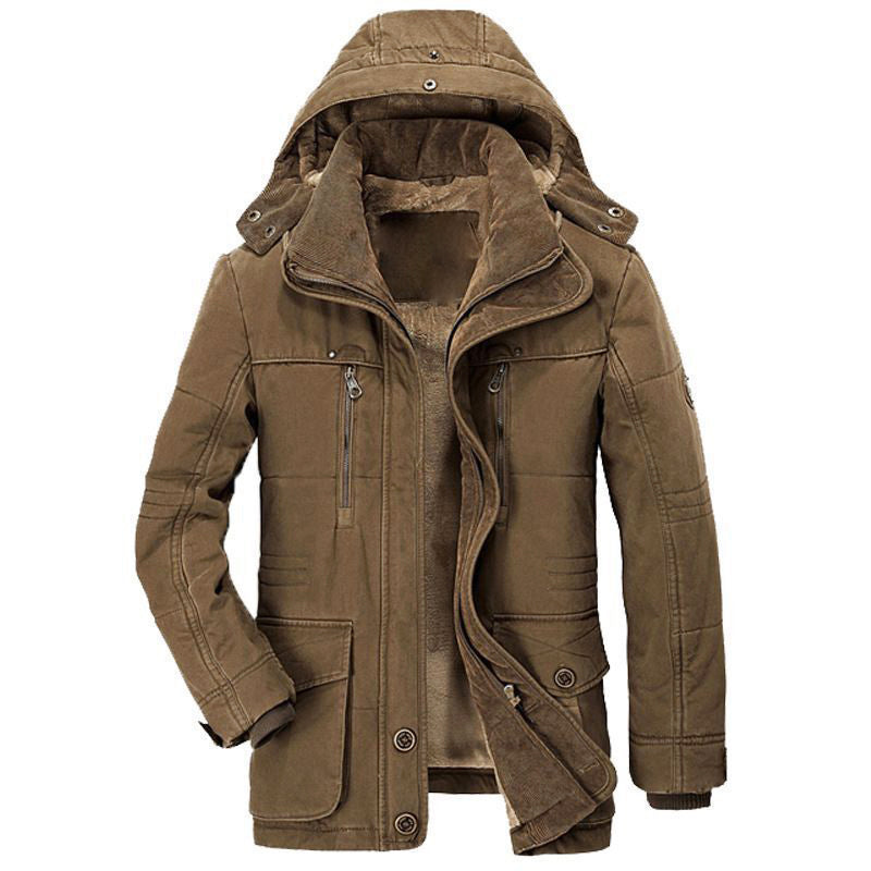 Caleb - Men's Multi-Pocket Hooded Tactical Jacket
