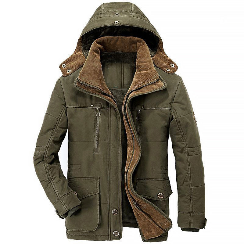 Caleb - Men's Multi-Pocket Hooded Tactical Jacket