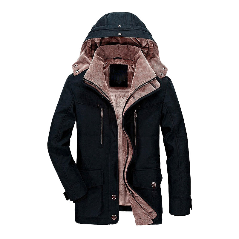 Caleb - Men's Multi-Pocket Hooded Tactical Jacket