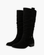 Sloan - Women's Knee-High Suede Boot with Side Zip