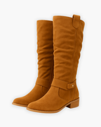 Sloan - Women's Knee-High Suede Boot with Side Zip