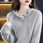 Chelsea - Women's Soft Ribbed Hooded Sweater