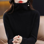 Chloe - Women's Soft Knit Turtleneck Sweater