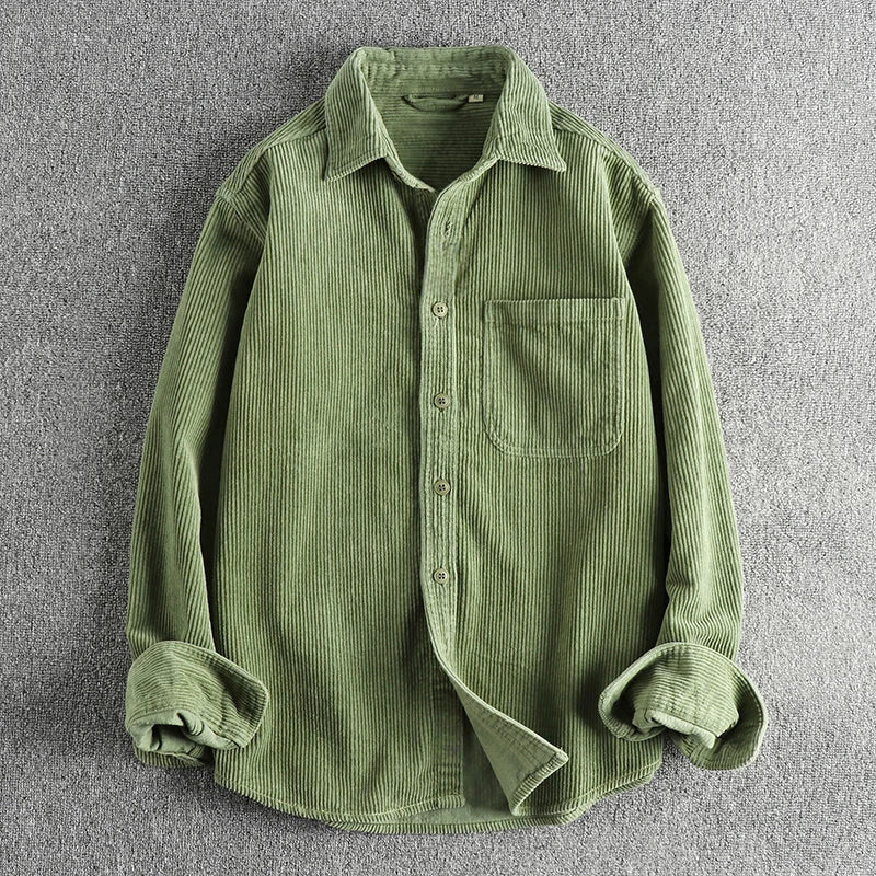 Clayton - Men's Corduroy Button-Down Shirt