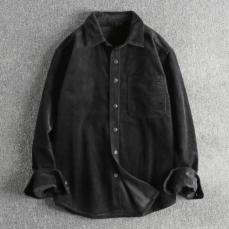 Clayton - Men's Corduroy Button-Down Shirt