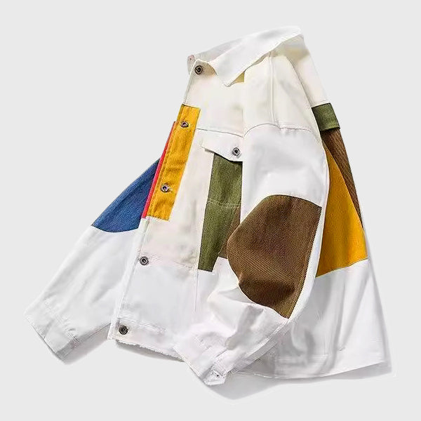 Daniel - Men's Colorblock Overshirt Jacket
