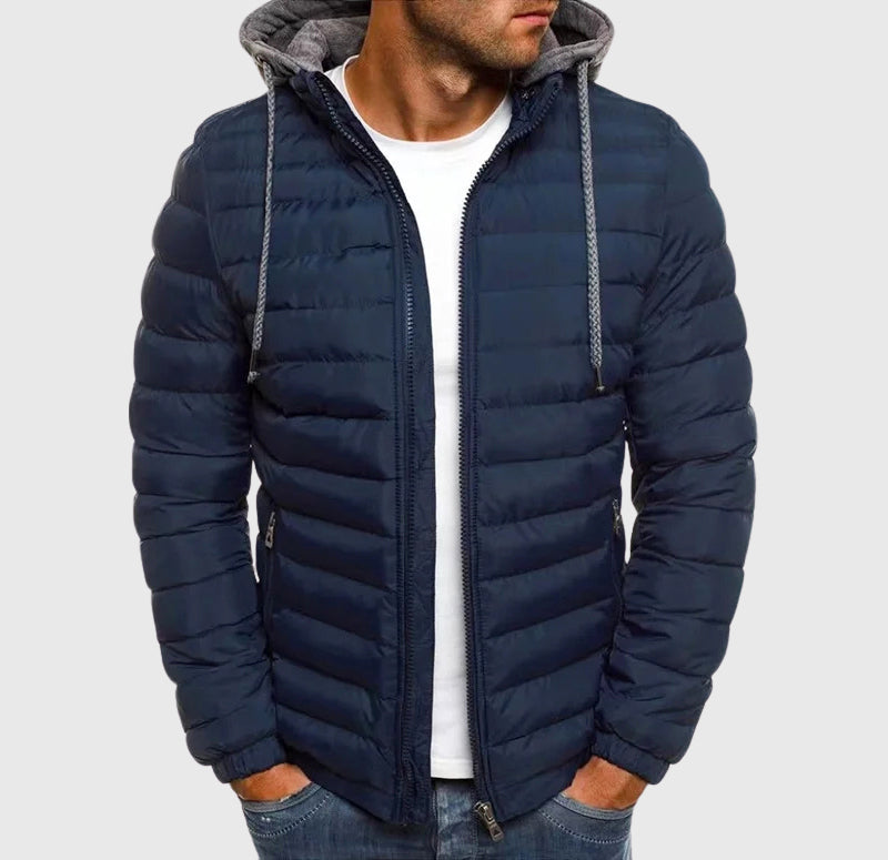 Darren - Men's Hooded Quilted Puffer Jacket