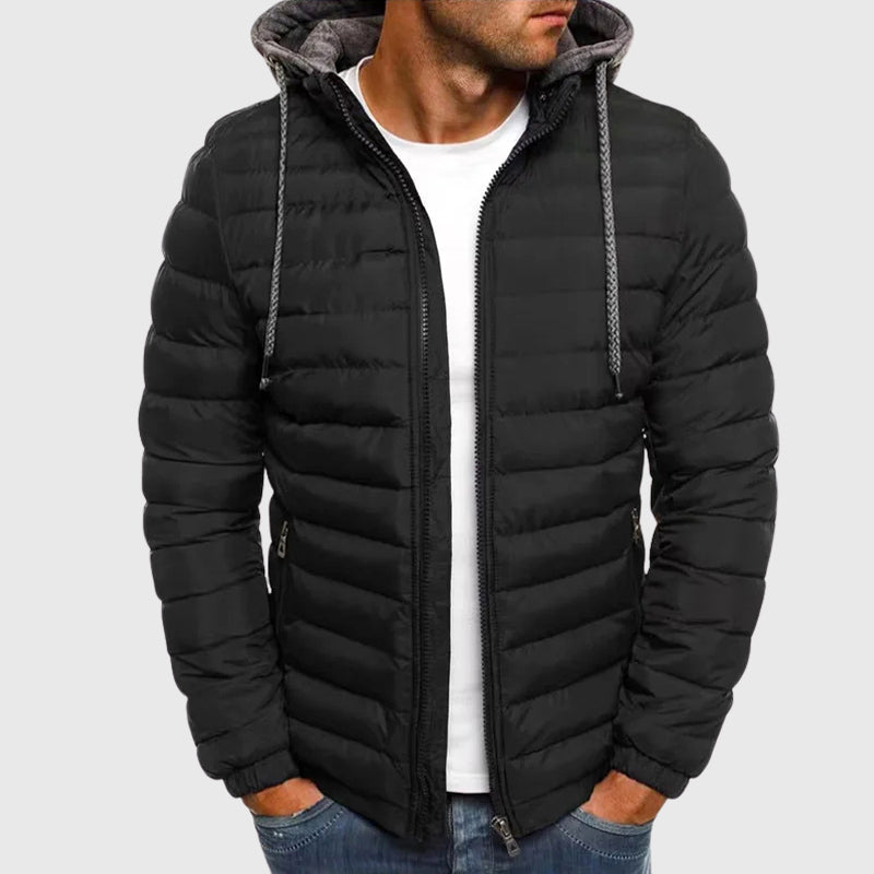 Darren - Men's Hooded Quilted Puffer Jacket