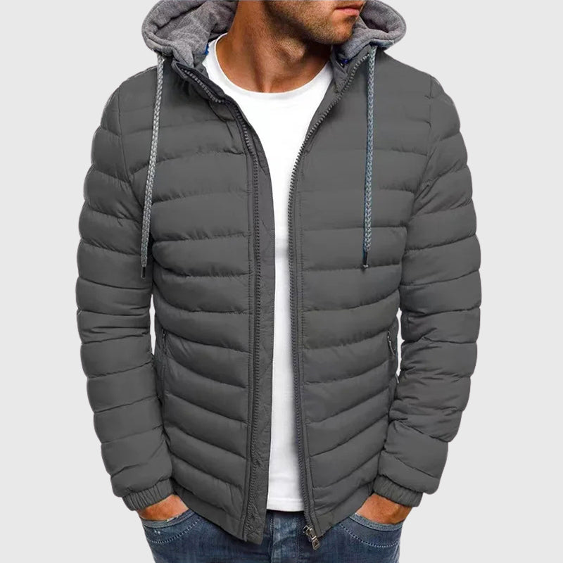 Darren - Men's Hooded Quilted Puffer Jacket