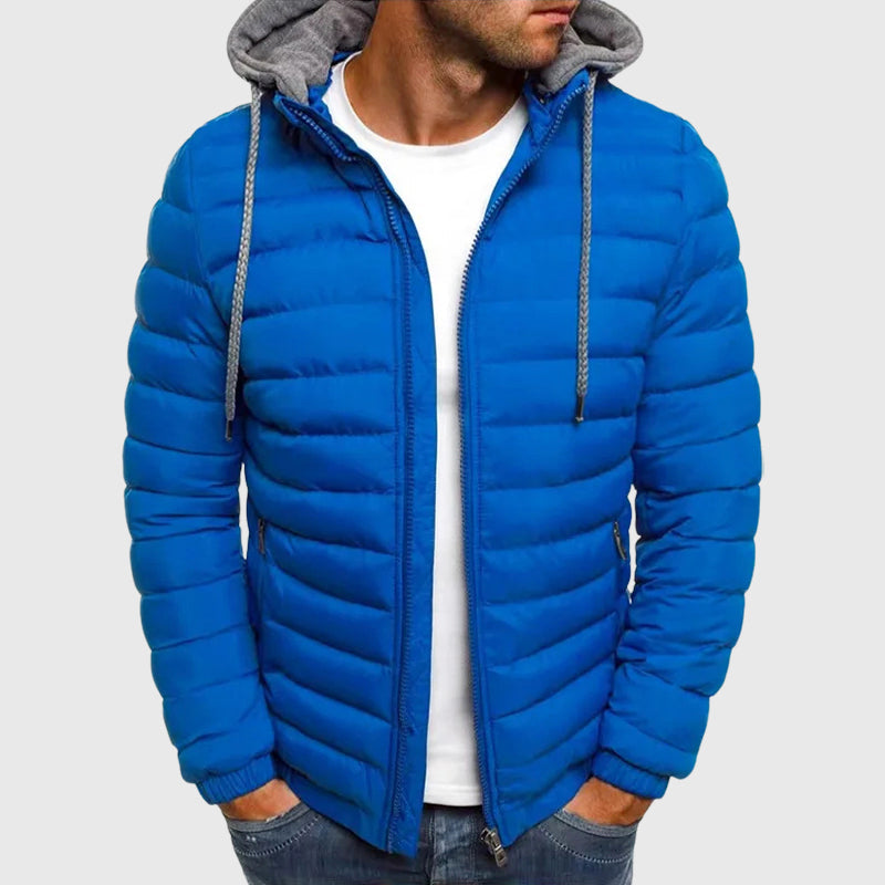 Darren - Men's Hooded Quilted Puffer Jacket