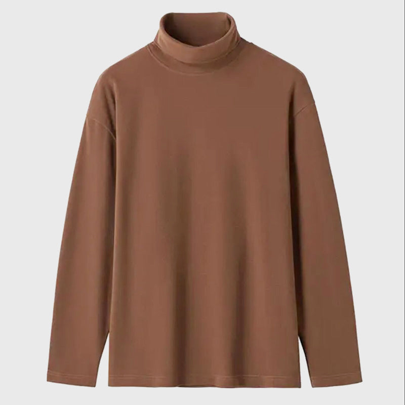 Edward - Men's Drop-Shoulder Roll-Neck Turtleneck
