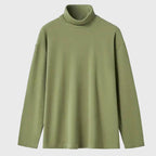 Edward - Men's Drop-Shoulder Roll-Neck Turtleneck