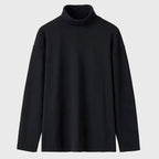 Edward - Men's Drop-Shoulder Roll-Neck Turtleneck