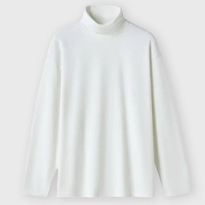 Edward - Men's Drop-Shoulder Roll-Neck Turtleneck