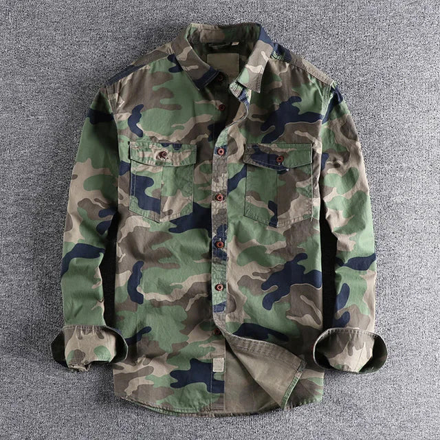 Elliot - Men's Rugged Camouflage Field Shirt