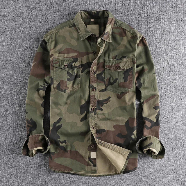 Elliot - Men's Rugged Camouflage Field Shirt