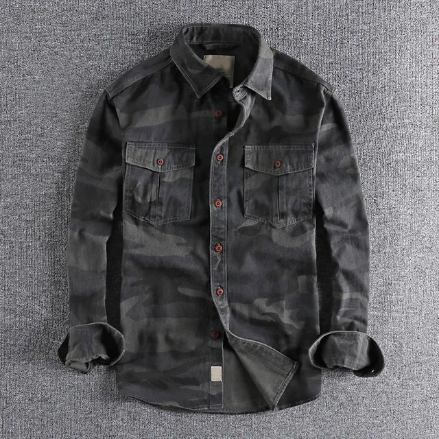 Elliot - Men's Rugged Camouflage Field Shirt