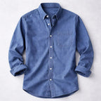 Ethan - Men's Classic Long Sleeve Button-Up Shirt