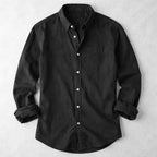 Ethan - Men's Classic Long Sleeve Button-Up Shirt