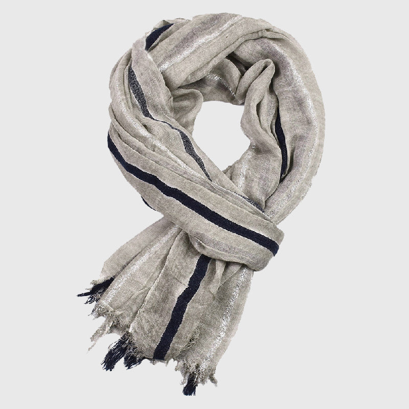 Evelyn - Women's Fringed Lightweight Wrap Scarf