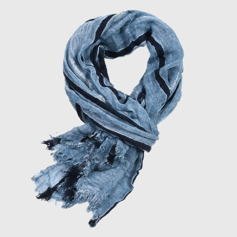 Evelyn - Women's Fringed Lightweight Wrap Scarf
