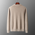 Henry - Men's Knit Collared Zip Cardigan