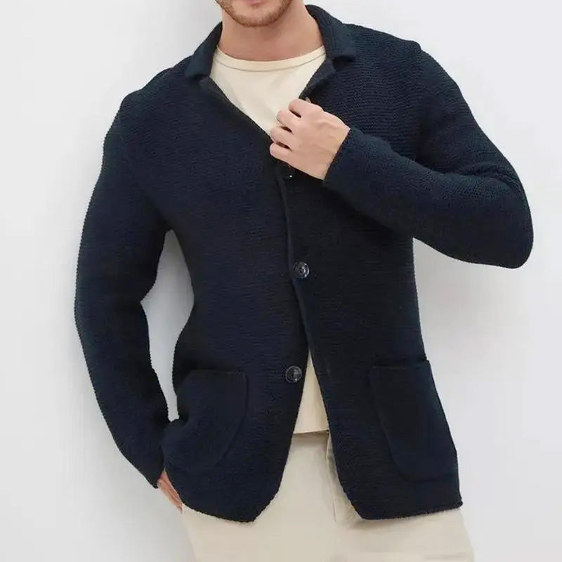 Hudson - Men's Button-Front Knitted Cardigan
