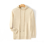 Hudson - Men's Fine-Knit Cashmere Drawstring Hoodie