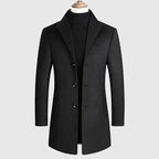 Jack - Men's Single-Breasted Wool Overcoat