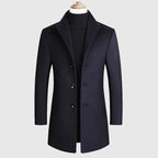Jack - Men's Single-Breasted Wool Overcoat