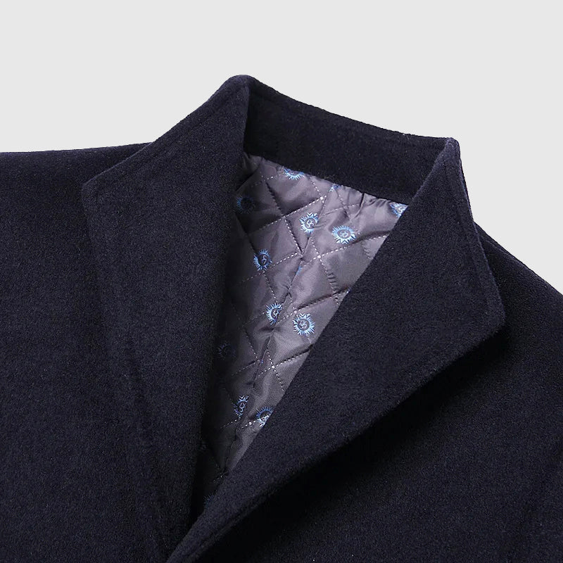 Jack - Men's Single-Breasted Wool Overcoat