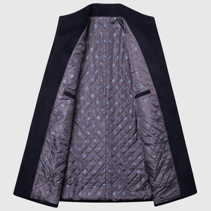 Jack - Men's Single-Breasted Wool Overcoat