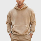 Jackson - Men's Plush Teddy Fleece Pullover Hoodie