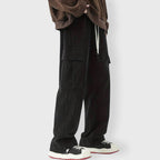 James - Men's Corduroy Drawstring Cargo Pants