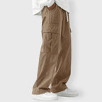 James - Men's Corduroy Drawstring Cargo Pants